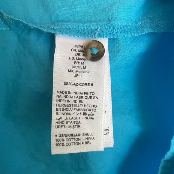 The Drop | Sky Blue Ilana Loose Sleeveless Wide-Hem Poplin Maxi Dress Medium - Picture 6 of 8